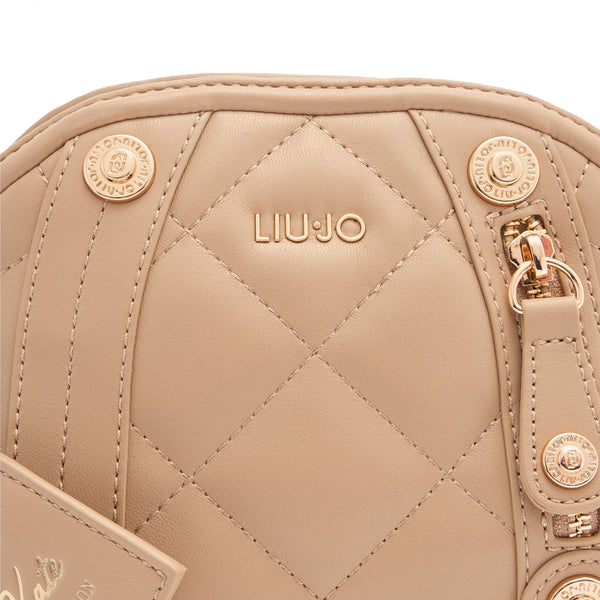 Liu Jo - Small matelassé Crossbody Bag Cameo Rose - AA5257E0015 - CAMEO/ROSE