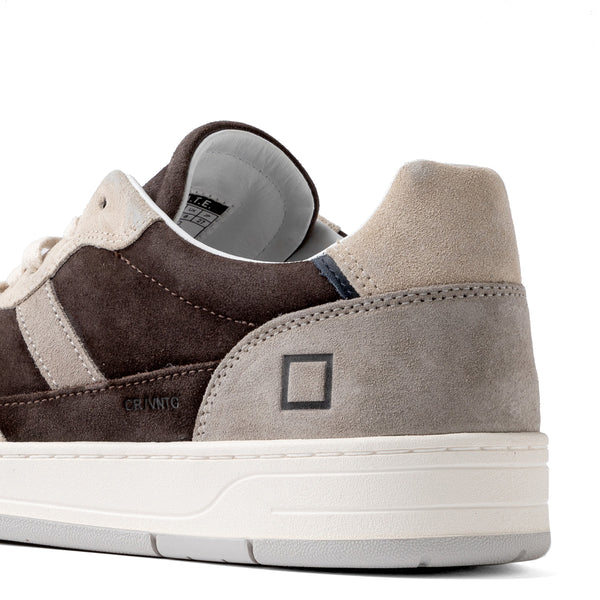 D.A.T.E. - Court 2.0 Vintage Chocolate Sneakers - M431-C2-VN - CHOCOLATE