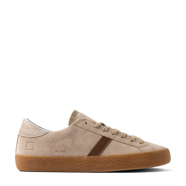 D.A.T.E. - Hill Low Suede Beige Sneakers - M431-HL-SD - BEIGE
