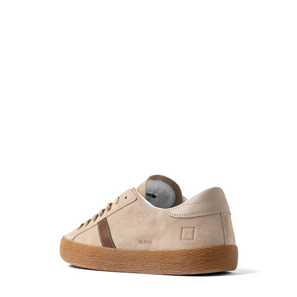D.A.T.E. - Hill Low Suede Beige Sneakers - M431-HL-SD - BEIGE