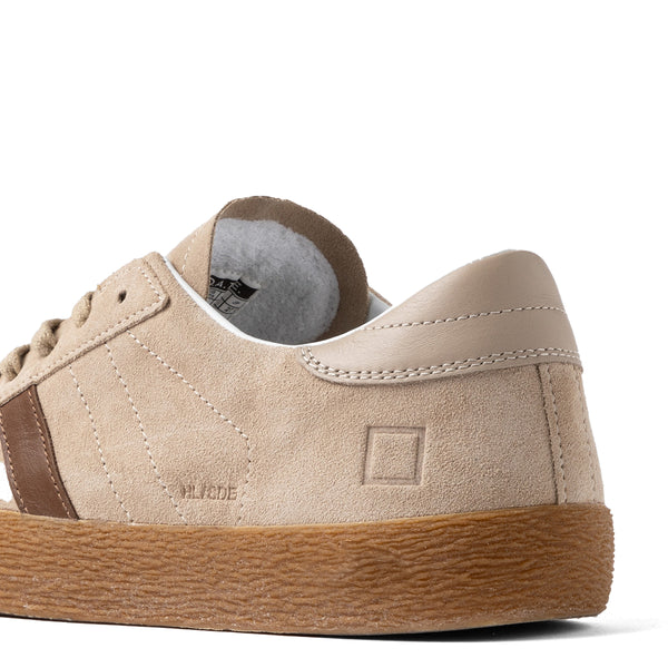 D.A.T.E. - Hill Low Suede Beige Sneakers - M431-HL-SD - BEIGE