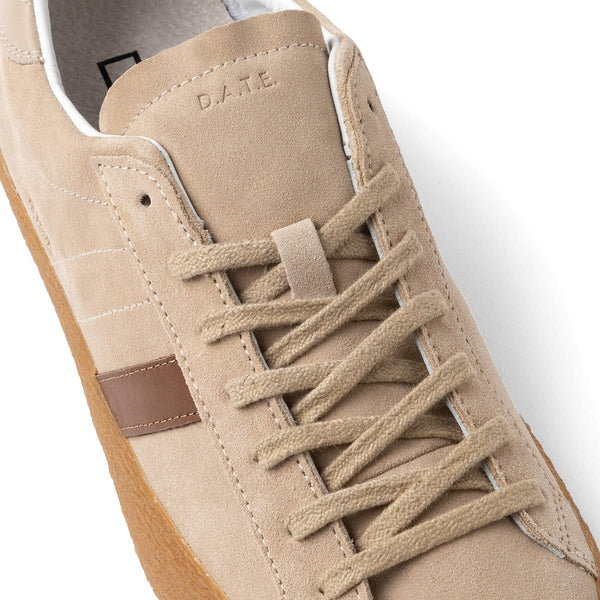 D.A.T.E. - Hill Low Suede Beige Sneakers - M431-HL-SD - BEIGE