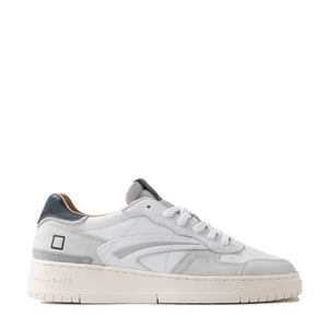 D.A.T.E. - Sneakers Torneo Pure Vintage White Blue - M431-TP-VC - WHITE-BLUE