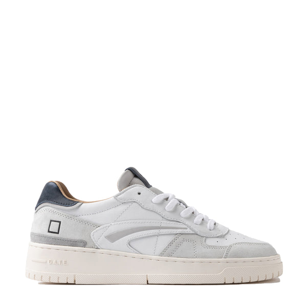 D.A.T.E. - Sneakers Torneo Pure Vintage White Blue - M431-TP-VC - WHITE-BLUE