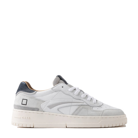 D.A.T.E. - Sneakers Torneo Pure Vintage White Blue - M431-TP-VC - WHITE-BLUE