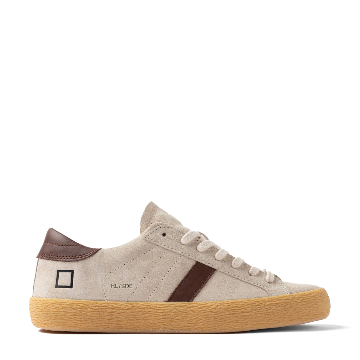 D.A.T.E. - Hill Low Suede Milk Sneakers - W431-HL-SD - MILK