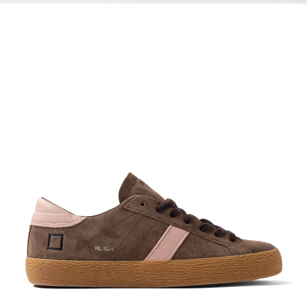 D.A.T.E. - Hill Low Suede Taupe Sneakers - W431-HL-SD - TAUPE