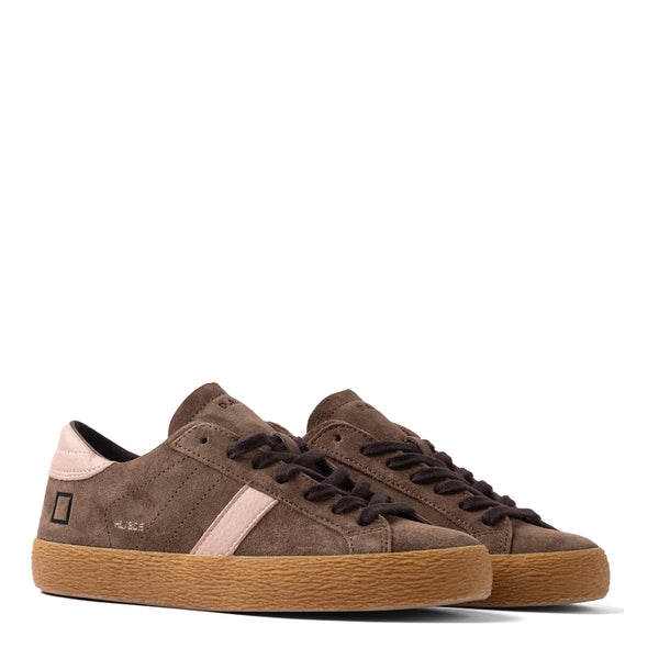 D.A.T.E. - Hill Low Suede Taupe Sneakers - W431-HL-SD - TAUPE