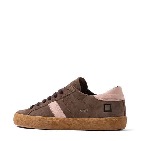 D.A.T.E. - Hill Low Suede Taupe Sneakers - W431-HL-SD - TAUPE