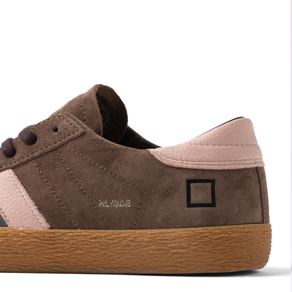 D.A.T.E. - Hill Low Suede Taupe Sneakers - W431-HL-SD - TAUPE