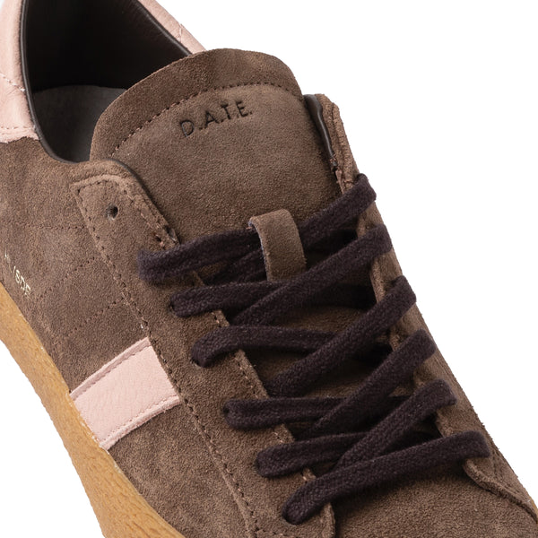 D.A.T.E. - Hill Low Suede Taupe Sneakers - W431-HL-SD - TAUPE