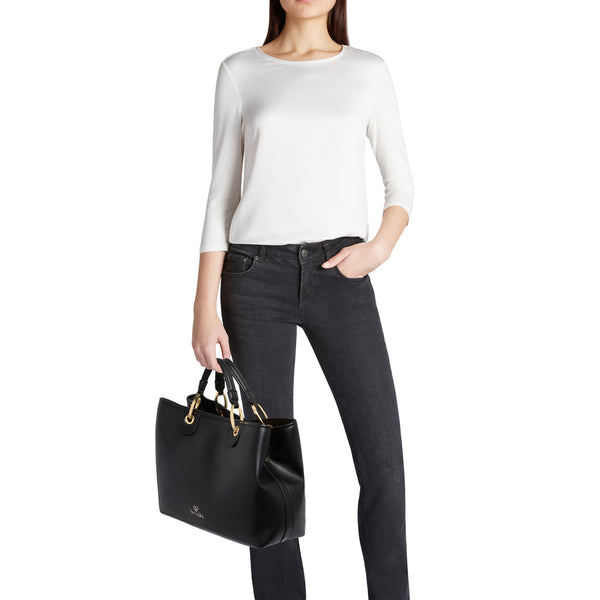 Braccialini - Borsa a mano Beth Grande Nero - B18540 YY - NERO