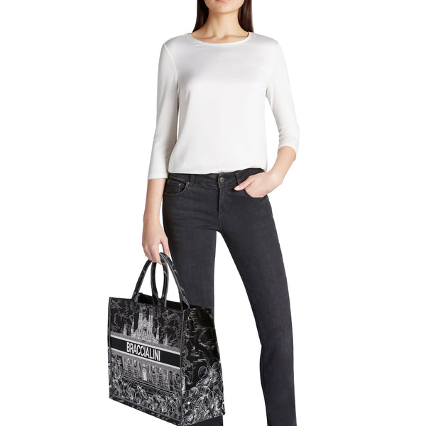 Braccialini - Borsa a mano Grande Queen Milano - B18591 TY - MILANO