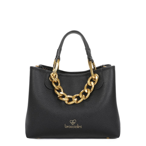 Braccialini - Borsa a mano Beth Jewels Media Nero - B18531 YY - NERO