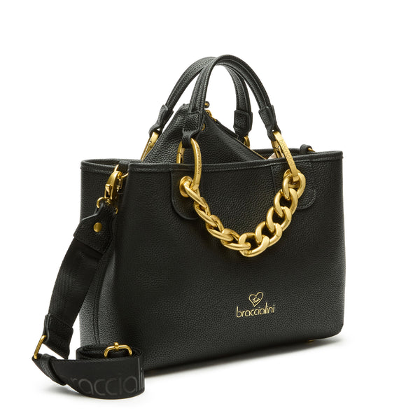 Braccialini - Borsa a mano Beth Jewels Media Nero - B18531 YY - NERO
