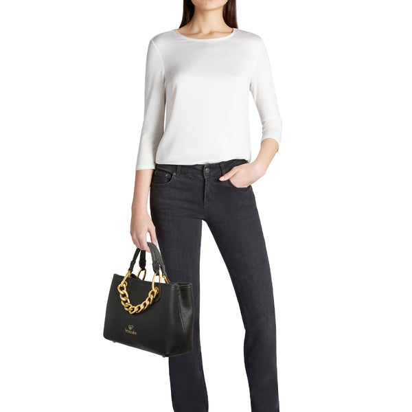 Braccialini - Borsa a mano Beth Jewels Media Nero - B18531 YY - NERO