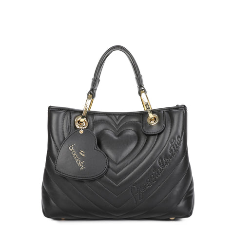 Braccialini - Borsa a mano Beth Matelass�� Media Nero - B18551 YY - NERO