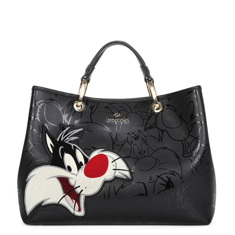 Braccialini - Borsa a mano Beth Grande Gatto Silvestro - LT233 YY - UNICO