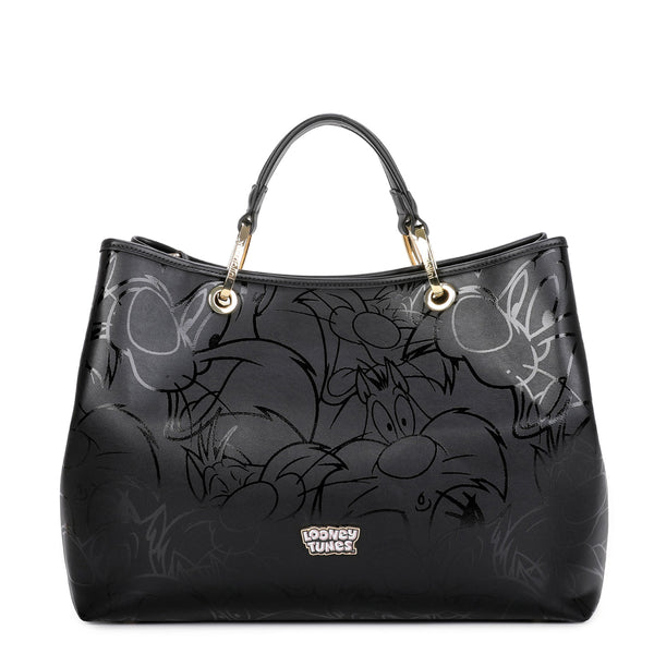 Braccialini - Borsa a mano Beth Grande Gatto Silvestro - LT233 YY - UNICO
