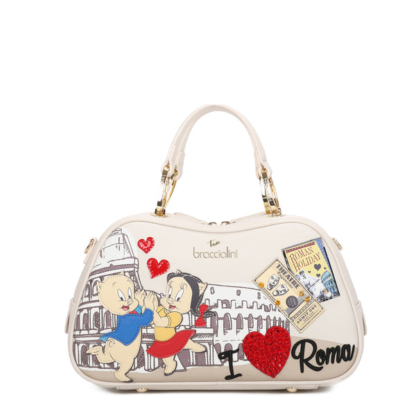 Braccialini - Bauletto Cartoline Porky Pig - LT204 YY - UNICO