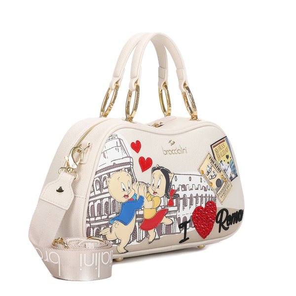 Braccialini - Bauletto Cartoline Porky Pig - LT204 YY - UNICO