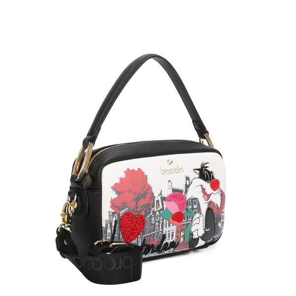 Braccialini - Borsa a mano Cartoline Gatto Silvestro - LT206 YY - UNICO