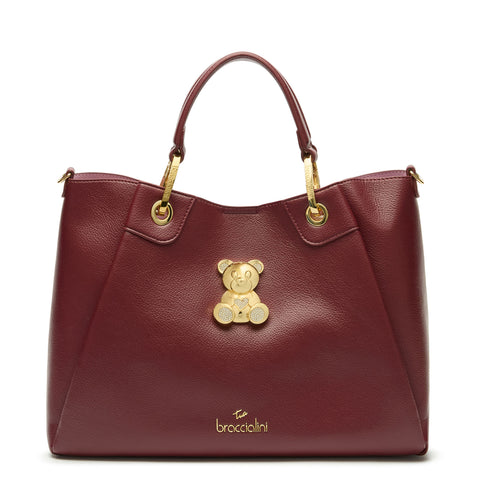 Braccialini - Borsa a mano Amy Bijoux Grande Bordeaux - B18522 YY - BORDEAUX