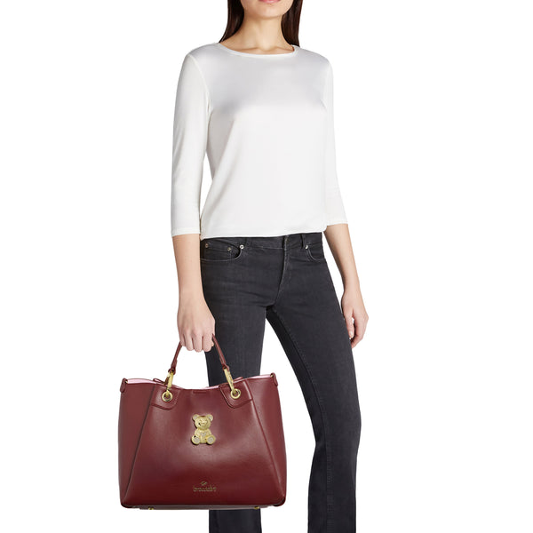 Braccialini - Borsa a mano Amy Bijoux Grande Bordeaux - B18522 YY - BORDEAUX