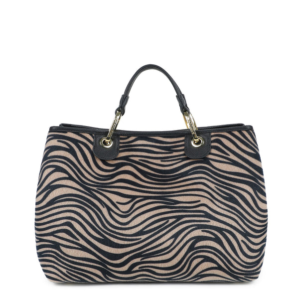 Braccialini - Borsa a mano Beth Animalier Grande Zebra - B18570 YY - ZEBRA