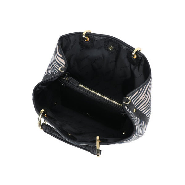 Braccialini - Borsa a mano Beth Animalier Grande Zebra - B18570 YY - ZEBRA