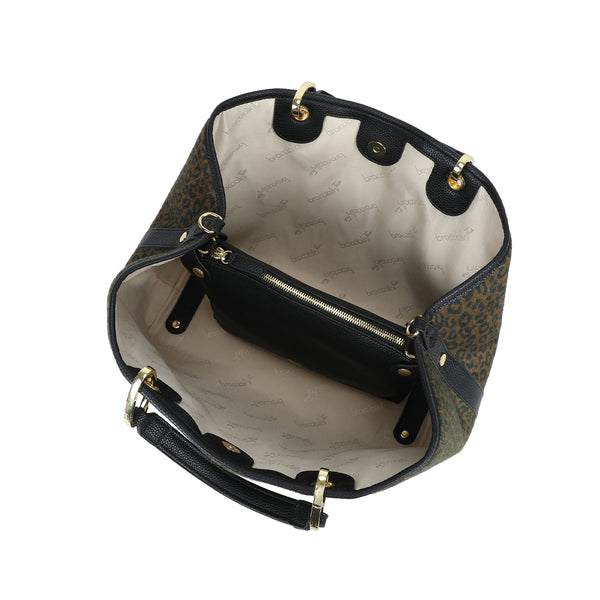 Braccialini - Borsa a mano Beth Animalier Grande Leopard - B18570 YY - LEOPARD