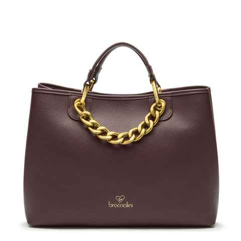 Braccialini - Borsa a mano Beth Jewels Grande Bordeaux - B18530 YY - BORDEAUX