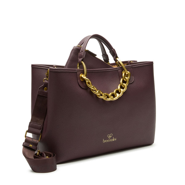 Braccialini - Borsa a mano Beth Jewels Grande Bordeaux - B18530 YY - BORDEAUX