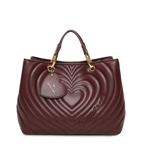 Braccialini - Borsa a mano Beth Matelass�� Grande Bordeaux - B18550 YY - BORDEAUX