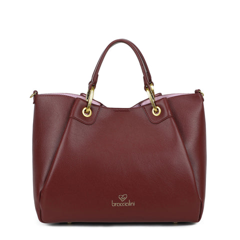 Braccialini - Borsa a mano Amy Grande Bordeaux - B18502 YY - BORDEAUX