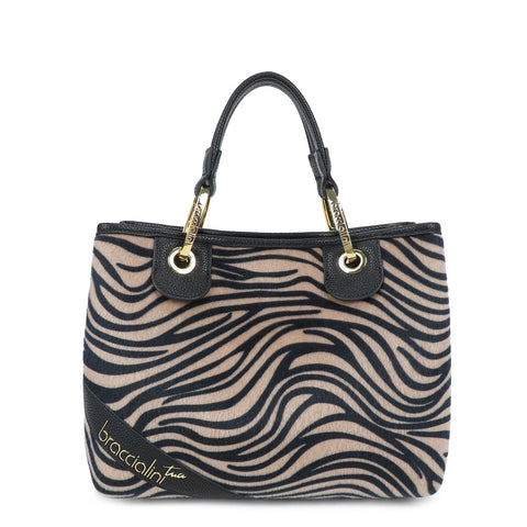 Braccialini - Borsa a mano Beth Animalier Media Zebra - B18571 YY - ZEBRA