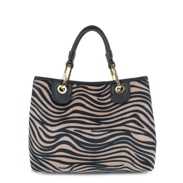 Braccialini - Borsa a mano Beth Animalier Media Zebra - B18571 YY - ZEBRA