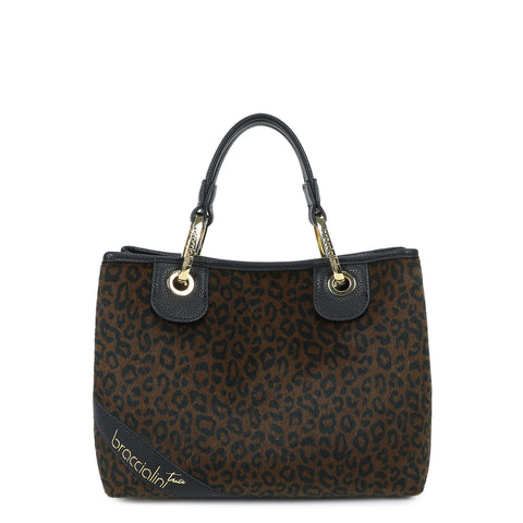 Braccialini - Borsa a mano Beth Animalier Media Leopard - B18571 YY - LEOPARD