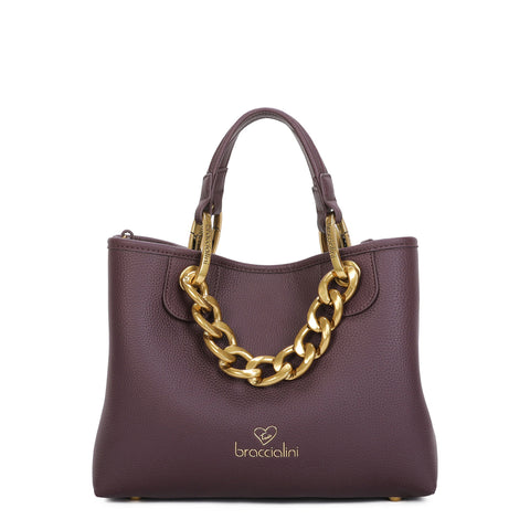 Braccialini - Borsa a mano Beth Jewels Media Bordeaux - B18531 YY - BORDEAUX