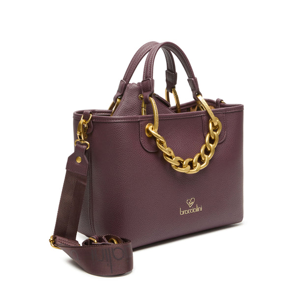 Braccialini - Borsa a mano Beth Jewels Media Bordeaux - B18531 YY - BORDEAUX