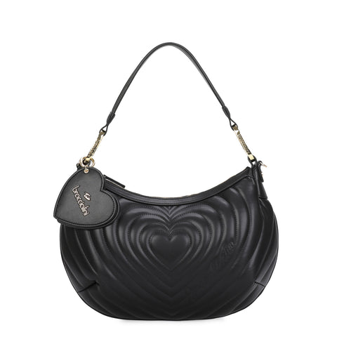Braccialini - Borsa a spalla Beth Matelass�� Nero - B18552 YY - NERO