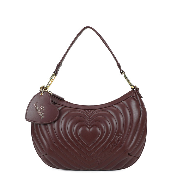 Braccialini - Borsa a spalla Beth Matelass�� Bordeaux - B18552 YY - BORDEAUX