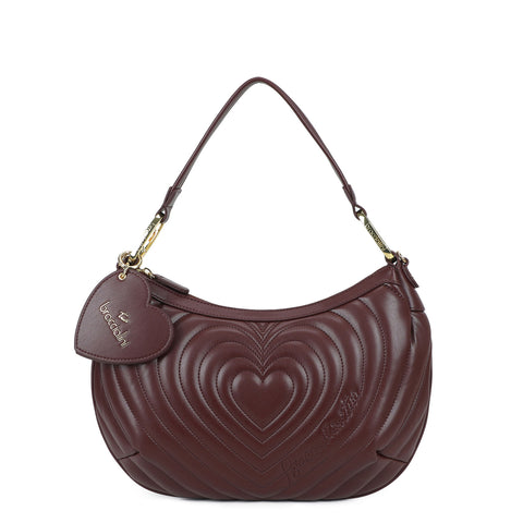 Braccialini - Borsa a spalla Beth Matelass�� Bordeaux - B18552 YY - BORDEAUX
