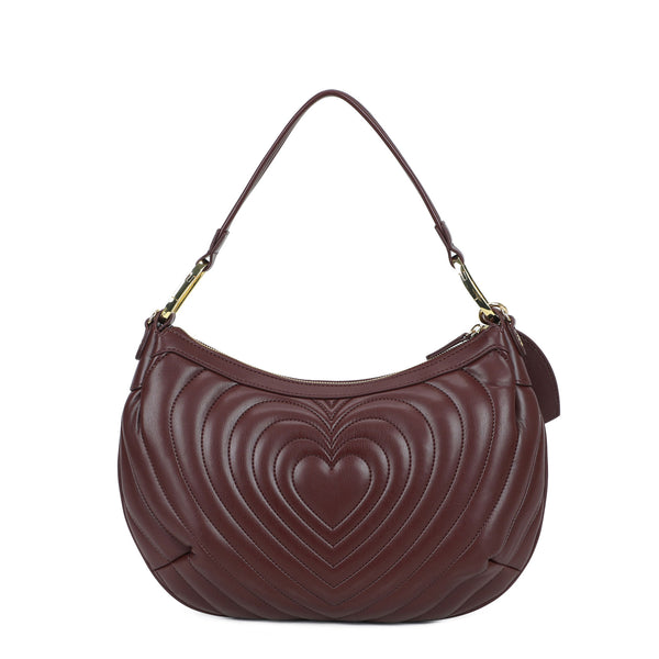 Braccialini - Borsa a spalla Beth Matelass�� Bordeaux - B18552 YY - BORDEAUX