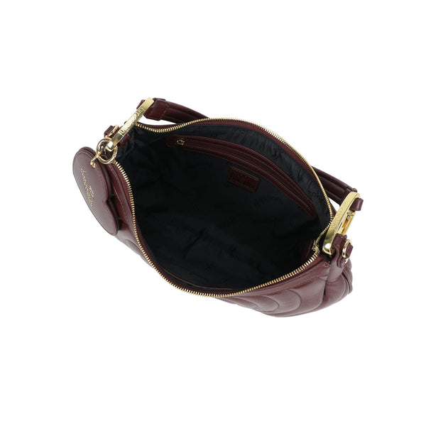 Braccialini - Borsa a spalla Beth Matelass�� Bordeaux - B18552 YY - BORDEAUX