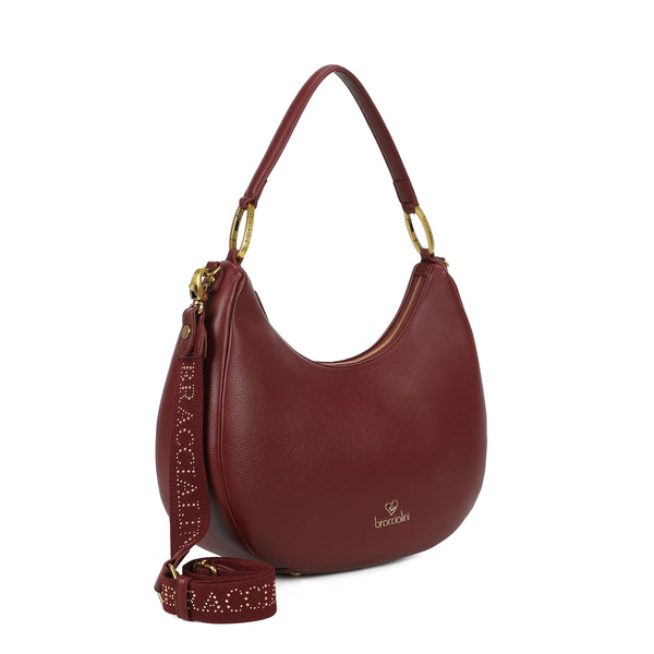 Braccialini - Borsa a spalla Amy Bordeaux - B18504 YY - BORDEAUX