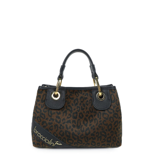 Braccialini - Borsa a mano Beth Animalier Piccola Leopard - B18573 YY - LEOPARD