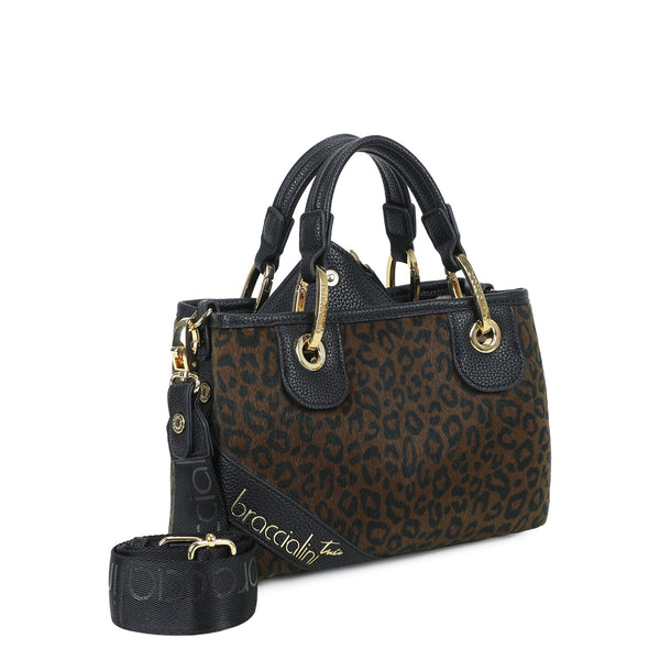 Braccialini - Borsa a mano Beth Animalier Piccola Leopard - B18573 YY - LEOPARD