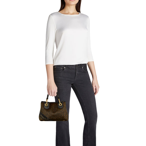 Braccialini - Borsa a mano Beth Animalier Piccola Leopard - B18573 YY - LEOPARD