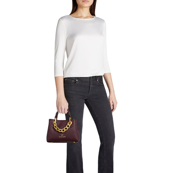 Braccialini - Borsa a mano Beth Jewels Piccola Bordeaux - B18533 YY - BORDEAUX